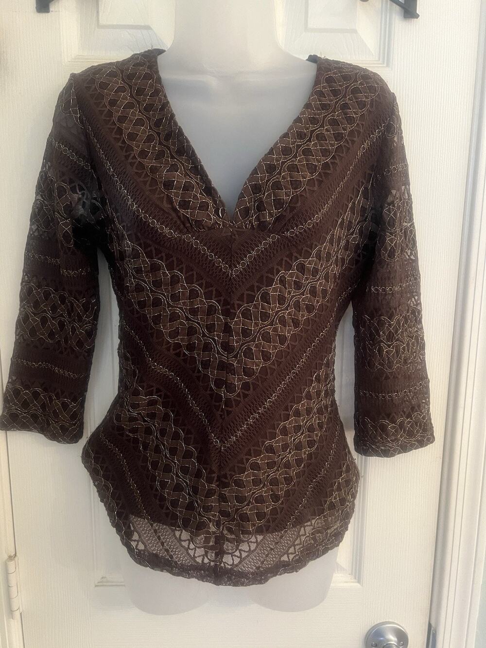 Women’s Wrapper Y2K 90’s Knit Top Medium